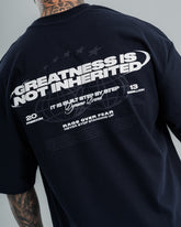 Camiseta Oversize Azul Navy Greatness
